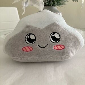 Adorable Gray Stuffed Cloud Toy